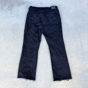 Levi's Classic Boot Jeans Women Size 12 Black Denim Bootcut Stretch